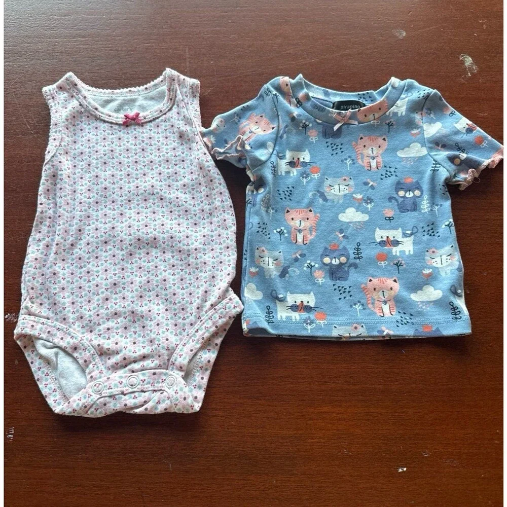 CARTERS baby girls lot of outfits ribbed tank peplum dresses with shorts, etc